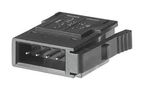 CONNECTOR, PLUG, 4POS, 1ROW, CABLE NECU-S-ECG4-HX-Q3