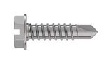 HEX HEAD SLOTTED SCREW, STEEL, 4.8X16MM 4.8 X 16 WFSTDX Z100 DIN7504