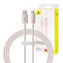 Fast Charging cable Baseus USB to USB-C Habitat Series 1m 100W (pink), Baseus P10360203421-00