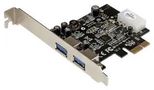 INTERFACE CARD, 2PORT PCIE USB3.0PLUSLP4 PEXUSB3S25