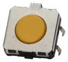 TACTILE SW, 0.05A, 24VDC, 350GF, THT B3W-4105 BY OMZ