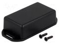 Enclosure: multipurpose; X: 35mm; Y: 60mm; Z: 20mm; with fixing lugs HAMMOND HM-1551HFLBK
