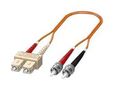 FIBRE CABLE, ST DUPLEX-SC DUPLEX, MM, 2M 1115573
