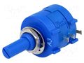 Potentiometer: shaft; multiturn; 1kΩ; 2W; ±5%; 6.35mm; linear SR PASSIVES POT2218P-1K
