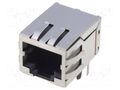 Connector: RJ45; socket; PIN: 8; panel ground terminals,shielded ADAM TECH MTJ-88GX1-FSD-PG