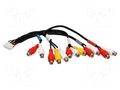 Connector; RCA; Alpine; PIN: 20 4CARMEDIA CONN.ALPINE.05