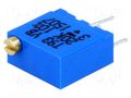 Potentiometer: mounting; multiturn; 20kΩ; 500mW; THT; ±10%; linear VISHAY T93YB20K