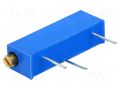 Potentiometer: mounting; multiturn; 100Ω; 750mW; ±10%; linear SR PASSIVES T196P-100R