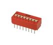 DIP SWITCH, SPST, 0.1A, 50VDC, 6POS, THT BD06AV