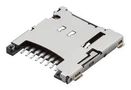 MICROSD CONNECTOR, 8POS, PUSH-PUSH 503182-1852