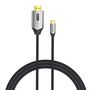 USB-C do HDMI 2.0 cable Vention CRBBF 1m, 4K 60Hz (black), Vention CRBBF