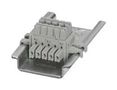 DIN RAIL BUS CONNECTOR, 8A, 5POS, 150V 2695439
