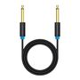 Audio Cable TS 6.35mm Vention BAABF 1m (black), Vention BAABF