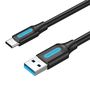 USB 3.0 A to USB-C Cable Vention COZBH 2m Black PVC, Vention COZBH