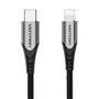 USB-C 2.0 to Lightning Cable Vention TACHH 2m MFi Gray, Vention TACHH