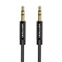 Cable Audio 3.5mm mini jack Vention BAGBD 0.5m Black Metal, Vention BAGBD