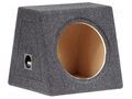 Car loudspeaker enclosure; MDF; black melange; 300mm; 40l BASSER OB.MDF.06