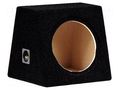 Car loudspeaker enclosure; MDF; black; 300mm; Grooving: 322mm BASSER OB.MDF.06.BK