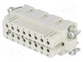 Connector: HDC; contact insert; female; 16A; 250V; Han® A; PIN: 16 HARTING 09200163101