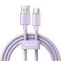 Cable USB-A to USB-C Mcdodo CA-3655, 100W, 2m (purple), Mcdodo CA-3655