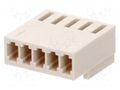Connector: wire-board; plug; female; PIN: 5; KK; straight; for cable MOLEX MX-22-01-1052