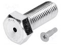 Pin; M16; steel; Plating: zinc; Thread len: 40mm; Spanner: 24mm FATH FA-098EM16040M
