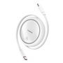 Cable USB-C to USB-C Baseus Free2Draw, PD, 100W, 1m (white), Baseus P10364500211-00