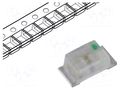 LED; green; SMD; 0603; 355÷700mcd; 3÷3.2VDC; 1.6x0.8x0.68mm; 120° OPTOFLASH OF-SMD1608G