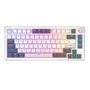 Mechanical keyboard Royal Kludge RKH81 RGB, Sky cyan switch (white), Royal Kludge RKH81 skycyan switch