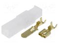 Terminal: flat; female/male; crimped; for cable; insulated; 2.5mm2 NINIGI OK-1MF