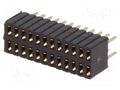 Connector: pin strips; socket; female; PIN: 24; straight; 1.27mm CONNFLY DS1065-08-2X12S8BV