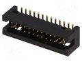 Connector: IDC; socket; male; PIN: 26; straight; SMT; 1.27mm CONNFLY DS1031-14-26S8B