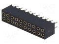 Connector: pin strips; socket; female; PIN: 20; straight; THT; 2x10 CONNFLY DS1023-07-2X10V8