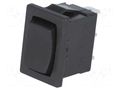 ROCKER; SP3T; Pos: 3; (ON)-OFF-(ON); black; none; Body: black NINIGI D-KWS22