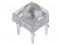 LED Super Flux; pink (salmon pink); 7.62x7.62mm; 8400÷10000mcd OPTOSUPPLY OS6OGAZ2C1P