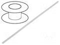 Insulating tube; fiberglass; -40÷180°C; Øint: 1mm; 4.3kV/mm; reel ZDIII OSKS-1.0