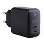 Wall Charger Aukey PA-B4T, 2xUSB-C, 45W (black), Aukey PA-B4T