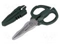 Scissors; 160mm; anti-slip handles,partially serrated  blade ENGINEER FUT.PH-55