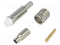 Connector: FME; plug; female; straight; RG174; push-in,crimped NINIGI FME-008