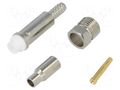 Connector: FME; plug; female; straight; RG174; push-in,crimped NINIGI FME-008