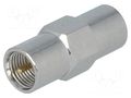 Coupler; FME male,both sides; straight YIZN Jiangsu Tengyu Electronics co. FME-001