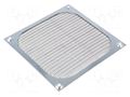 Filter; metal; 120x120mm; screw; with EMI shielding; A: 118.87mm RICHCO FM-12