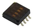 DIP SW, SPST, 4POS, 0.025A, 24VDC, SMD TDA04H0SB1R
