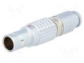 Connector: circular; 0B; plug; male; PIN: 3; soldering; for cable; 8A LEMO FGG0B303CLAD52Z