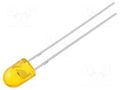 LED; orange; oval; 5.1x4.3mm; 2180÷4200mcd; 100/40°; Front: convex OPTOSUPPLY OSOR54A3B-NO