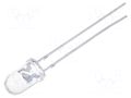 LED; green; 5mm; 7000÷10000mcd; 30°; Front: convex; 2.8÷4VDC OPTOSUPPLY OSPG5131A-RS
