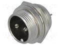 Connector: microphone; socket; male; PIN: 2; for panel mounting CLIFF FC684202