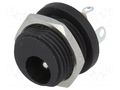 Connector: DC supply; socket; male; soldering; 5.5/2.1mm; 5.5mm CLIFF FC681473