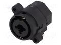 Connector: Jack 6,3mm + XLR; socket; female; angled 90°; THT CLIFF FC2410