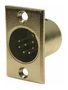 XLR CONNECTOR, SOCKET, 7POS, PANEL FC6185